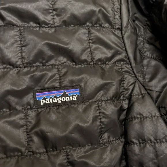 Patagonia Nano Puff Jacket Womens Md Black Insulated Full Zip NWT (Company Logo) - Picture 6 of 11